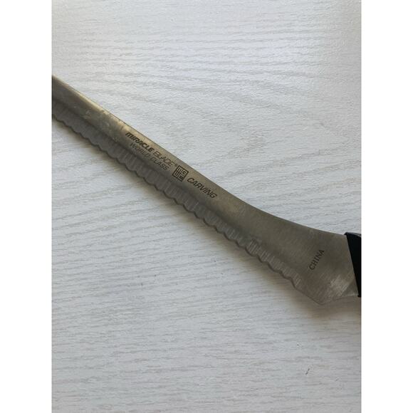 Miracle Blade World Class All Purpose Carving Knife 9" Serrated USA Stainless - Picture 2 of 5